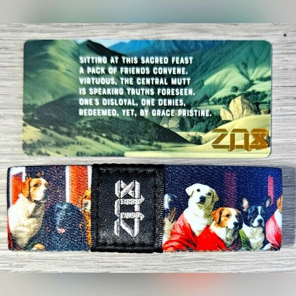 ZOX "THE LAST PUPPER" #766 ZOXBOX 15 Da Vinci DOG Medium collectible wristband - Picture 3 of 16